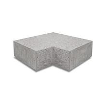 Hoekstuk traptreden 90° binnen OudHollands Grijs 37x15cm