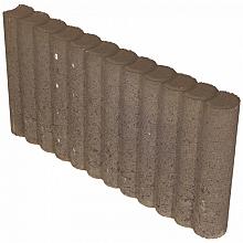 Rondoband palissade bruin 6x25x50cm 