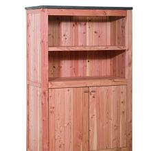 1006137 Buitenkeuken dubbel 168 Excellent, 168 x 109 x 56 cm (HxBxD) met 3 schappen en deuren, onbeh