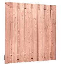 W41099 Douglas geschaafd plankenscherm 17-planks 18 mm, 180 x 180 cm, onbehandeld.