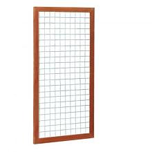 W14304 Hardhouten betonijzertrellis met maas 7,5 x 7,5 cm, in raamwerk 4,5 x 7,0 cm, 90 x 180 cm.