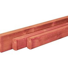 1012850 Douglas geschaafde regel 2,2 x 4,5 x 300 cm, onbehandeld.