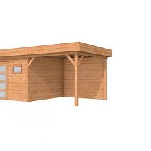 1004368 Douglas Topvision Raaf, 298 x 298 en luifel 300 cm, onbehandeld.