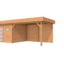 1004370 Douglas Topvision Raaf, 298 x 298 en luifel 400 cm, onbehandeld.