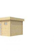 1001809 Vuren Topvision Tapuit, 300 x 300 cm, onbehandeld.