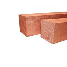 W31450 Douglas fijnbezaagde paal 12 x 12 x 400 cm, onbehandeld.