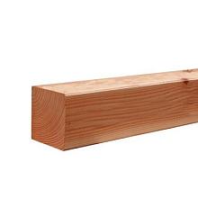1009226 Douglas geschaafde paal 6,5 x 6,5 x 400 cm, onbehandeld.