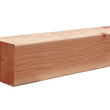 1009230 Douglas geschaafde paal duplo verlijmd 14 x 14 x 240 cm, onbehandeld.