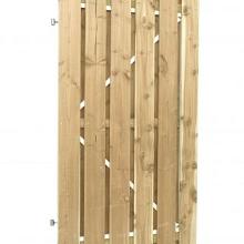 W306759 Jumbodeur met slotgat, geschaafd vuren 15 mm op verstelbaar stalen frame 100 x 180 cm, recht