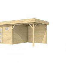 1001812 Vuren Topvision Tapuit, 300 x 300 en luifel 300 cm, onbehandeld.