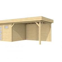 1001815 Vuren Topvision Tapuit, 300 x 300 en luifel 400 cm, onbehandeld.