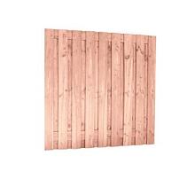 W42006 Douglas fijnbezaagd plankenscherm 19-planks 15 mm, 180 x 180 cm t.b.v. betonsysteem, onbehand