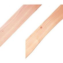 1016872 Douglas geschaafde schoor, gebogen, 6 x 14 x 77 cm, onbehandeld.