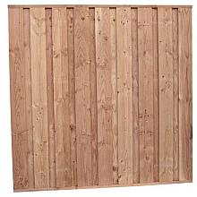 W40794 Douglas dichtscherm fijnbezaagd, 180 x 180 cm, onbehandeld.