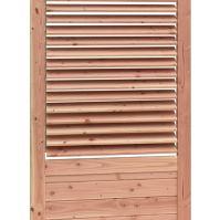 1041226 Shutterscherm douglas, 89 x 224 cm, groen geïmpregneerd.