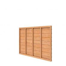 1042144 Douglas wandpakket t.b.v. enkelzijdige wand kapschuur Comfort 229x162 cm, kleurloos geïmpreg