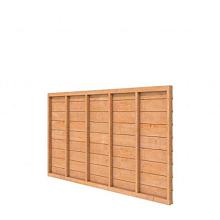 1042146 Douglas wandpakket t.b.v. enkelzijdige wand kapschuur Comfort 278,5x162 cm, kleurloos geïmpr