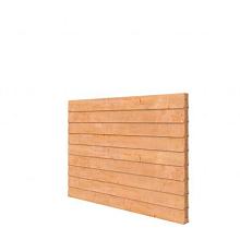 1042143 Douglas wandpakket t.b.v. dubbelzijdige wand kapschuur Comfort 229x162 cm, kleurloos geïmpre