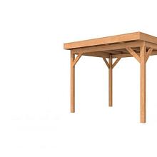 1046193 Douglasvision buitenverblijf Comfort 300 X 270 cm, kleurloos geïmpregneerd.