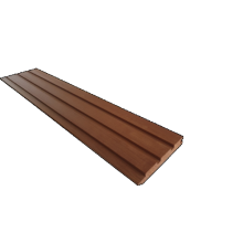 1050407 Thermovision Ayous geschaafd triple profiel 2 x 14 x 245 cm, thermisch gemodificeerd, pak a 