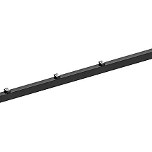 1052658 Hillfence metalen paal, inclusief aansluitingset en afdekkap, 6 x 4 x 160 cm, zwart.