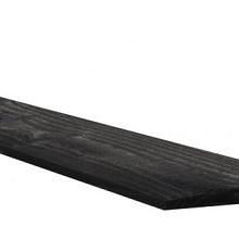 1060142 Douglas Zweeds rabat 1 zijde geschaafd, 1 zijde fijnbezaagd 1,1-2,7 x 19,5 x 300 cm, zwart g