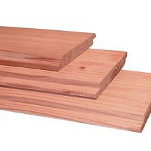 1046258 Douglas geschaafd halfhouts rabat 1,8 x 15,0 x 300 cm, onbehandeld.