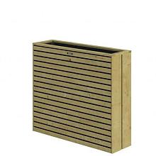 1063082 Terrasbloembak Elan Excellent, 93 x 30 x 103 cm, groen geïmpregneerd.