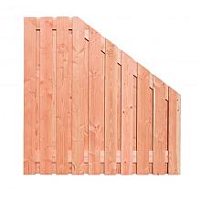 1064126 Douglas geschaafd plankenscherm 21-planks 16 mm, 180 x 180-90 cm t.b.v. betonsysteem, recht 