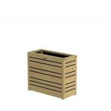 1063084 Bloembak Flux 60 Excellent, 70 x 30 x 60 cm, groen geïmpregneerd.