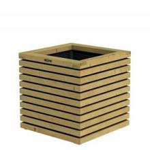 1063080 Bloembak Elan 60 Excellent, 60 x 60 x 60 cm, groen geïmpregneerd.