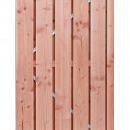 1060618 Douglas geschaafde plankendeur op verstelbaar stalen frame, 18 mm, 100 x 195 cm, onbehandeld