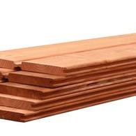 W31674 Douglas plankenscherm blokhutprofiel inclusief afdekkap 187 x 224 cm, kleurloos geïmpregneerd