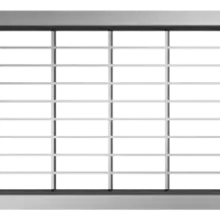 310313 - Maasrooster RVS 30/10, L=50cm