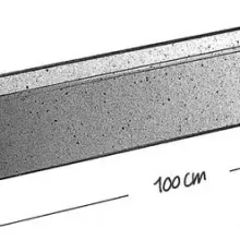 Opsluitband 8x20x100cm Grijs