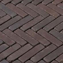 Gebakken getrommelde dikformaat Blokzijl 20x6.5x6cm