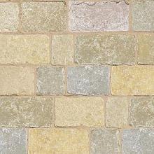 Natuursteen kasseien Vintage stone - Limestone gezaagd banenverband 3cm