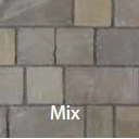 Natuursteen - kasseien Kandla mix 14x14x3-5cm MAANDPRIJS