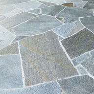 Natuursteen Flagstones Crazy paving Vitalis blauwgrijs