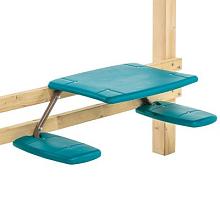 Aanbouwpicknickset zelfbouwdoos, gepoedercoat metalen frame 