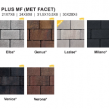 Geoklinker Plus met facet Lazise 21x10.5x8cm