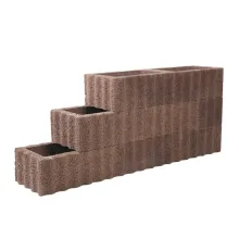 Kubusflor Bruin Rood 40x30x25cm