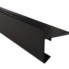 Aluminium daktrim hoek zwart 4.5cm 50x50cm