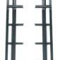 Shuttersysteem zwart lengte 166cm set 2 st.