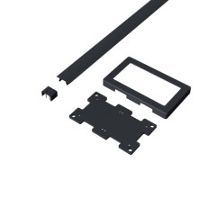 Aluminium overkapping accesoires -  verbindingsset 300cm Antraciet