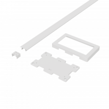 Aluminium overkapping accesoires -  verbindingsset 300cm Wit