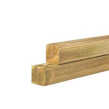 Grenen paal 68x68x300 (ACTIE 01-03-2026)