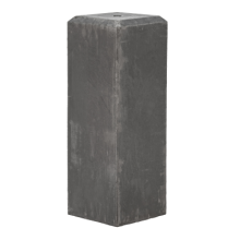 Betonpoer zwart 18x18x50cm/M20