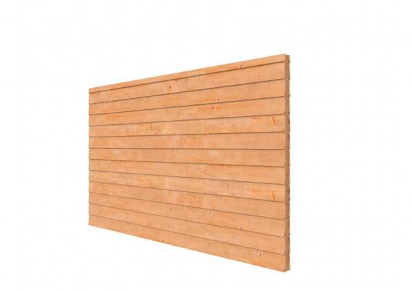 1022857 Douglas wandpakket t.b.v. dubbelzijdige wand Comfort/DHZ 371x224 cm, kleurloos geïmpregneerd