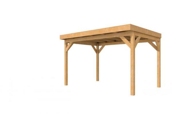 1022805 Douglasvision buitenverblijf Comfort 400 x 270 cm, kleurloos geïmpregneerd.